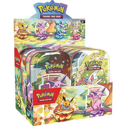 Pokemon Prismatic Evolutions Mini Tin Display - SV: Prismatic Evolutions (PRE) Sealed
