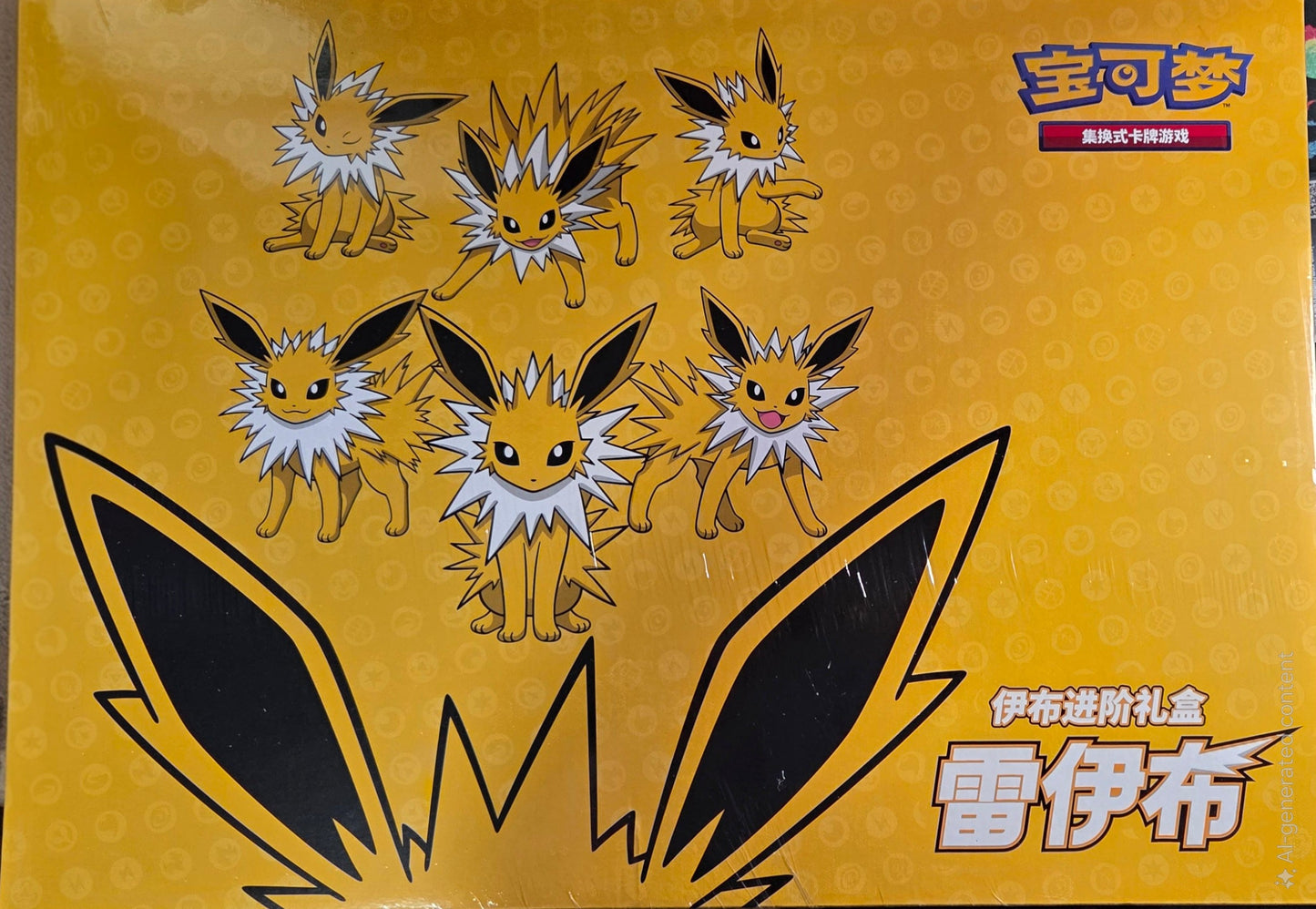 Pokemon Simplified Chinese Eevee Advanced Gift box bundle (Jolteon)